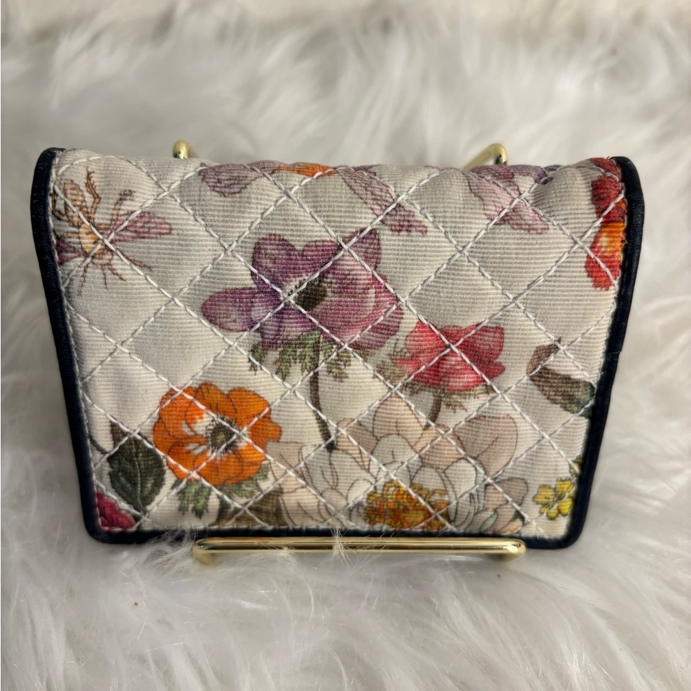 Full Inclusion! Gucci Horsebit GG Floral Trapuntata Multicolor Zumi Wallet - Picture 2 of 14